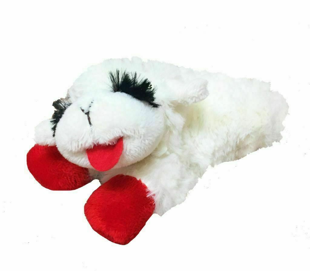 Multipet Small Lamb Chop Dog Toy (1-count), 6-in image number null