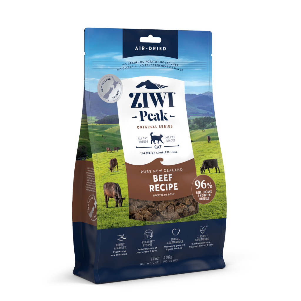 ZIWI Peak Air-Dried Beef Recipe Cat Food, 14-oz image number null