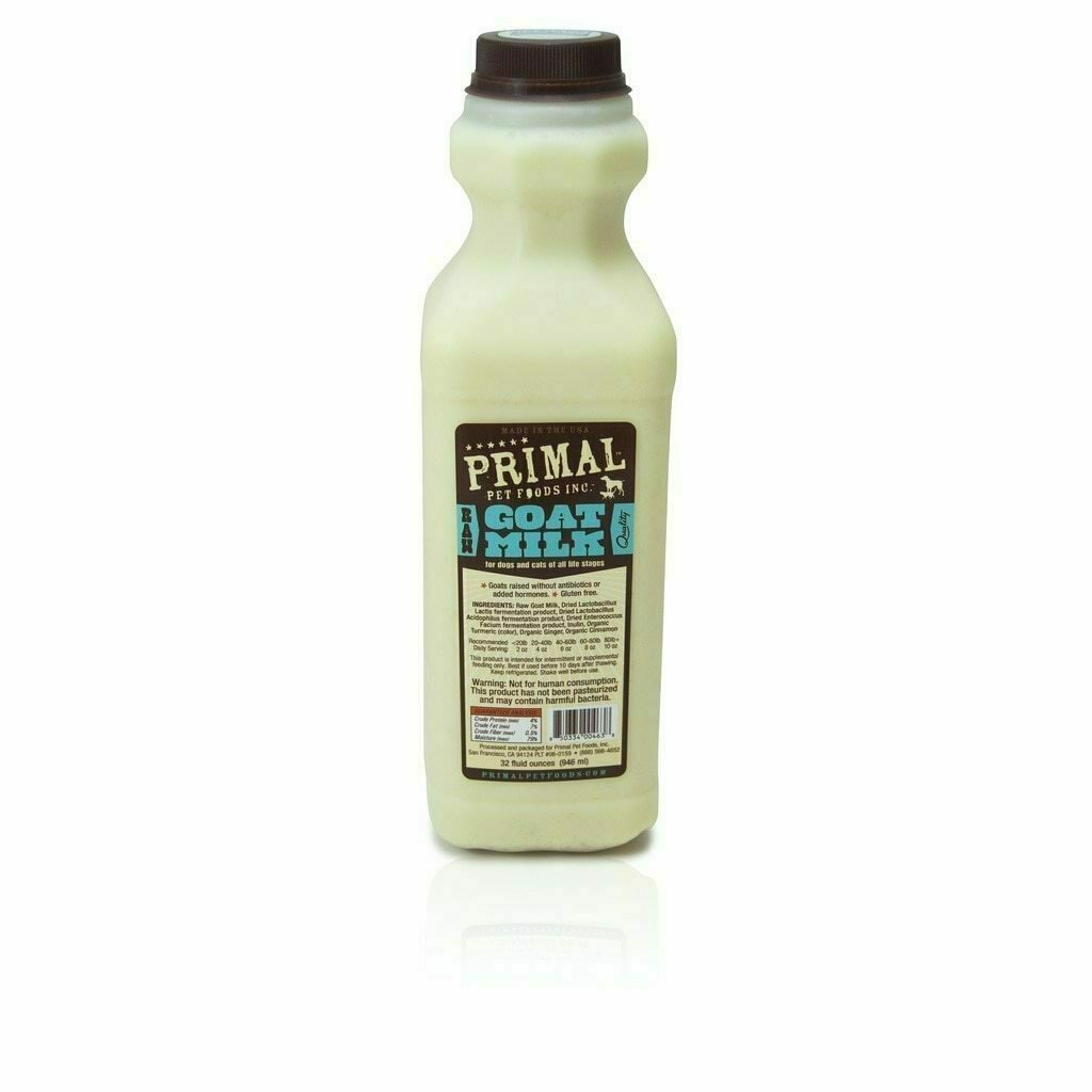 Frozen Raw Goat Milk for Dogs & Cats (1 quart) 32-oz image number null