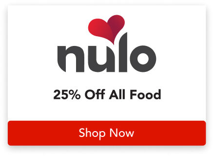 25% off all NULO food; use code "FRENZY26" at checkout