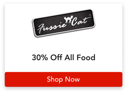 Fussie Cat 30% off all food | Shop now