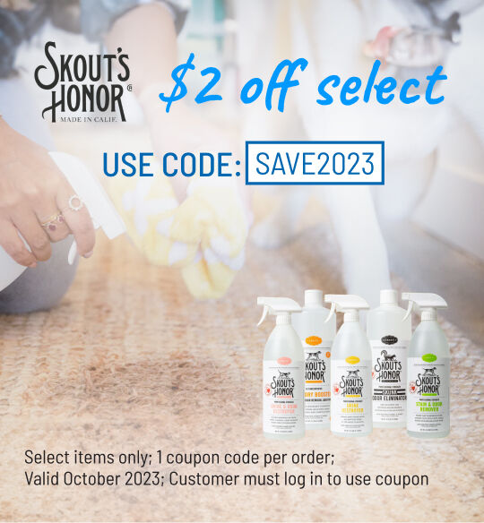 Skout's Honor $2 off Select Valid October 2023; Use Code SAVE2023; must log into account to use coupon code; while supplies last; 1 coupon code per order