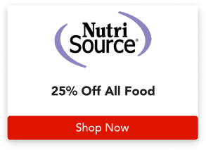 25% off all NUTRISOURCE food; use code "FRENZY26" at checkout