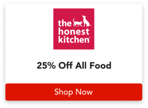 25% off all THE HONEST KITCHEN food; use code "FRENZY26" at checkout