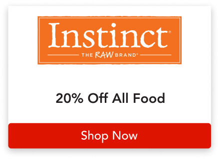 Shop Now 20% off All Instinct Food
