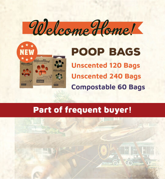 Welcome Home poop bags now available!