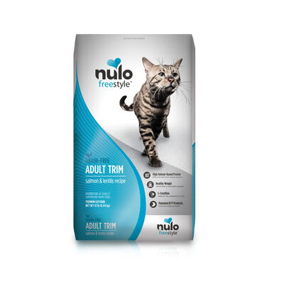 Nulo FreeStyle Adult Trim Cat Grain-Free Salmon & Lentils Bag, 12-lb