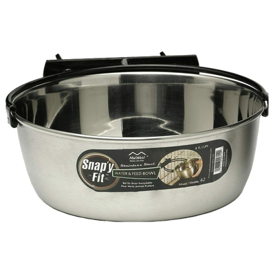 2 Quart Snapy Fit Stainless Steel Bowl