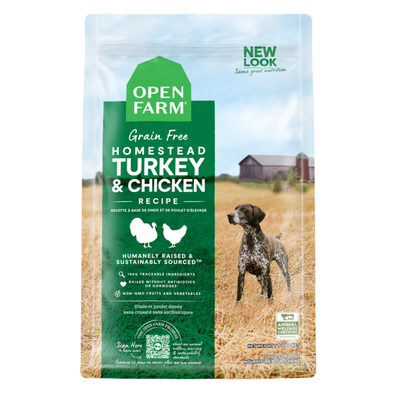 Open Farm Grain Free Homestead Turkey & Chicken Recipe, 11-lb