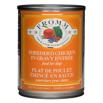 Fromm Four-Star Nutritionals&reg; Shredded Chicken in Gravy Entr&eacute;e Food for Dogs