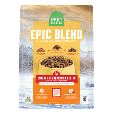 Open Farm Epic Blend Chicken & Superfood Recipe, 3.5-lb