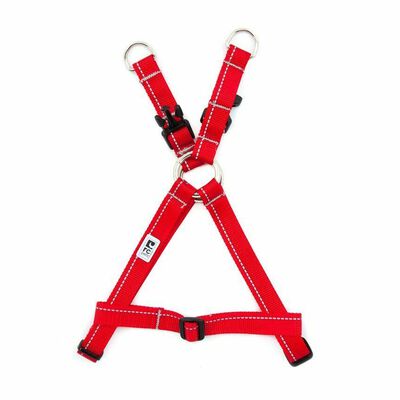 Step In Harness Primary Red