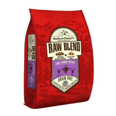 Stella & Chewy's Dog Raw Blend Kibble, Free Range Recipe, 22-lb