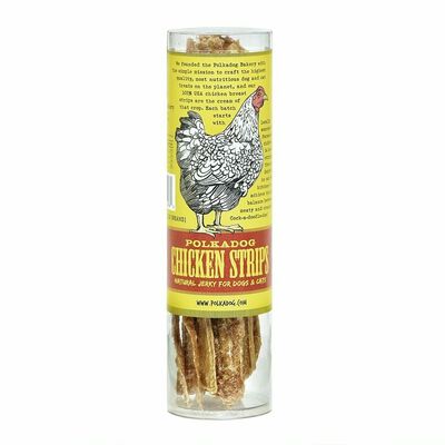 Polkadog Tube: Chicken Strip Jerky - 4-oz