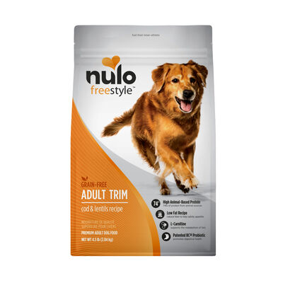 Nulo FreeStyle Adult Trim Dog Grain-Free Cod & Lentils Bag, 4-lb