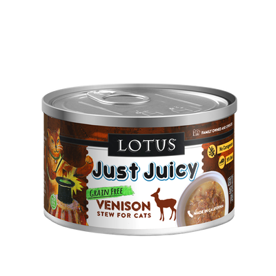Lotus Just Juicy Venison Grain-Free Stew for Cats