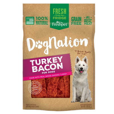 Freshpet Dognation Turkey Bacon Treats