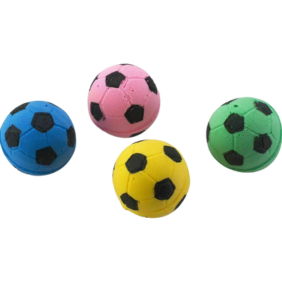 Soccer Ball Cat Toy 4-Pack