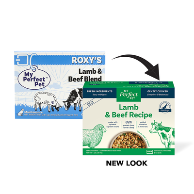 FROZEN My Perfect Pet Roxy's Lamb & Beef Gently Cooked Dog Food (8-pack), 4-lb