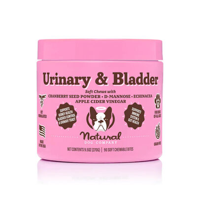 Natural Dog Company Urinary and Bladder Chews, 90 count