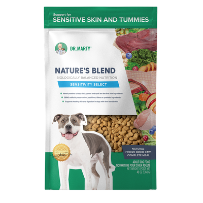 Dr. Marty Nature's Blend Small Breed Freeze Dried Raw Dog Food, 16-oz
