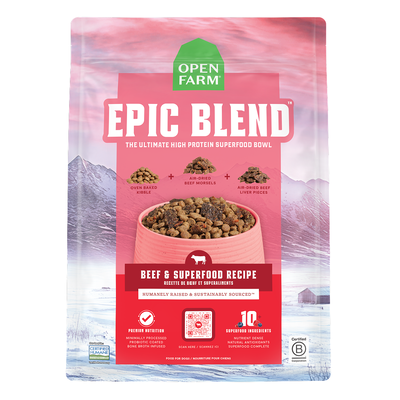 Open Farm Epic Blend Beef & Superfood Recipe, 3.5-lb