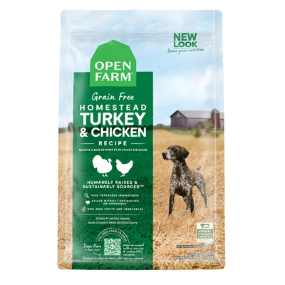 Open Farm Grain Free Homestead Turkey & Chicken Recipe, 22-lb