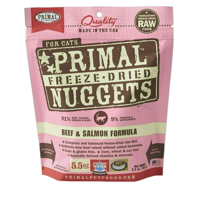 Feline Beef & Salmon Formula Nuggets 5.5-oz