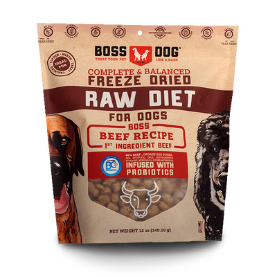 Freeze Dried Raw Diet With Probiotics Beef Recipe