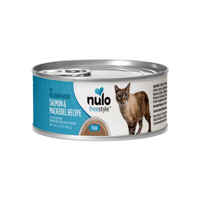 Nulo FreeStyle Cat Grain-Free Salmon & Mackerel Can, 5.5-oz
