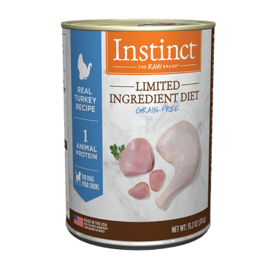 Instinct Limited Ingredient Diet Grain-Free Real Turkey Recipe Canned Dog Food