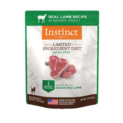 Instinct Limited Ingredient Diet Grain-Free Real Lamb Recipe Wet Dog Food Topper