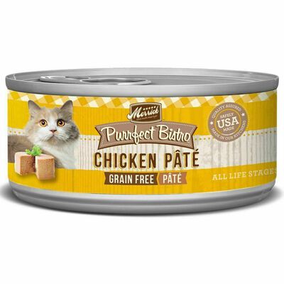 Merrick Purrfect Bistro Grain Free Chicken Recipe Pate, 3-oz