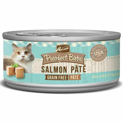 Merrick Purrfect Bistro Grain Free Salmon Recipe Pate