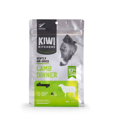 Kiwi Kitchens Gently Air-Dried Lamb Dinner Dog Food, 17.5-oz