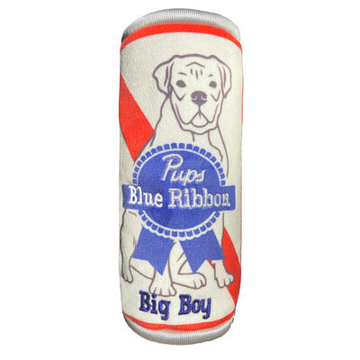 Huxley & Kent Dog Power Plush PUPS BLUE RIBBON-LG