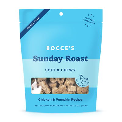 Bocce's Bakery Sunday Roast Soft & Chewy Dog Treats, 6-oz