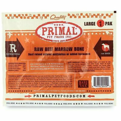 Frozen 1 Pak Beef Marrow Bone - Large