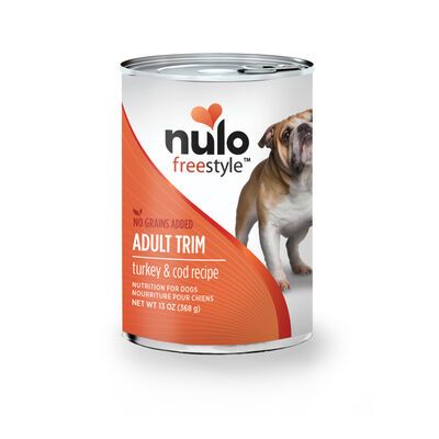 Nulo FreeStyle Adult Trim Dog Grain-Free Turkey & Cod Can, 13-oz