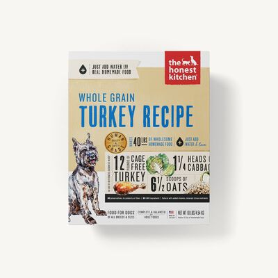 The Honest Kitchen Whole Grain Turkey Dog Food Recipe