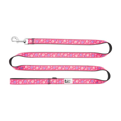 RC Pets 1"x6' Dog Leash Fresh Tracks Pink