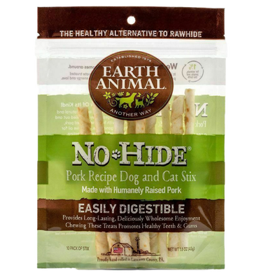 No-Hide Pork Chews - Stix 10 Pack