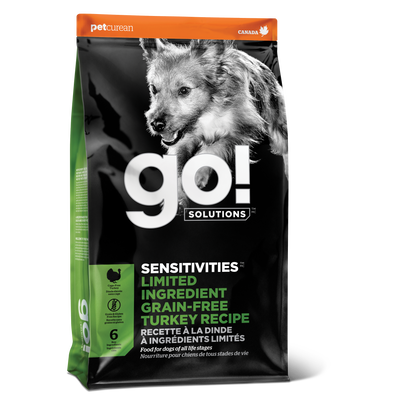 GO! SENSITIVITIES Limited Ingredient Grain Free Turkey recipe for dogs 22lb