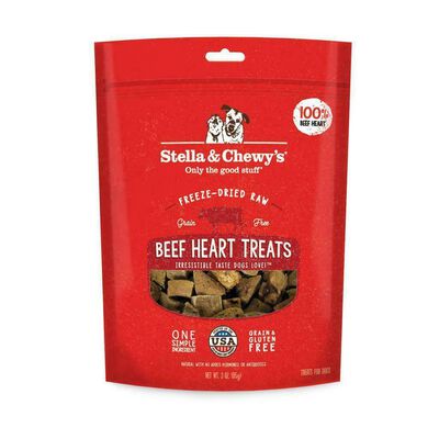 Stella & Chewy's Freeze-Dried Raw Beef Heart Treats, 3-oz