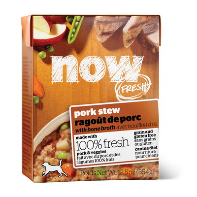 NOW FRESH Grain Free Pork Stew for dogs 12.5oz