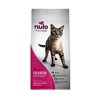 Nulo FreeStyle Cat & Kitten Grain-Free Chicken & Cod Bale, 2-lb