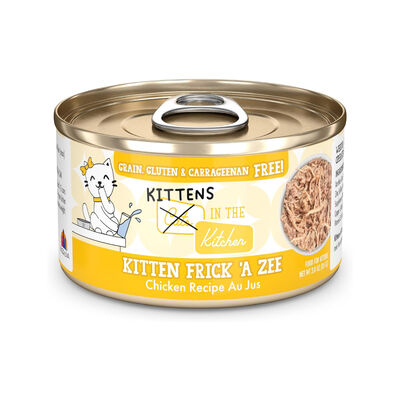 Weruva Cats in the Kitchen Kitten Frick 'A Zee - Chicken Recipe Au Jus Can, 3-oz