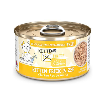 Weruva Cats in the Kitchen Kitten Frick 'A Zee - Chicken Recipe Au Jus Can, 3-oz