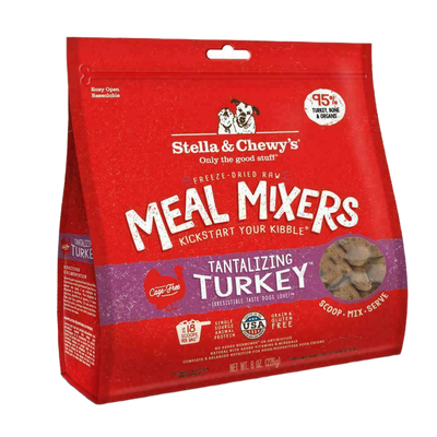Stella & Chewy's Dog Freeze-Dried Raw, Tantalizing Turkey Meal Mixers, 18-oz