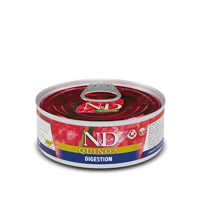 Farmina N&D Quinoa Lamb Digestion Wet Food Cat Can, 2.5-oz